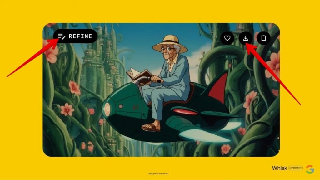 Google’s Whisk tool interface demonstrating AI-powered image generation using uploaded photos instead of text prompts, showcasing creative possibilities in design and content creation.